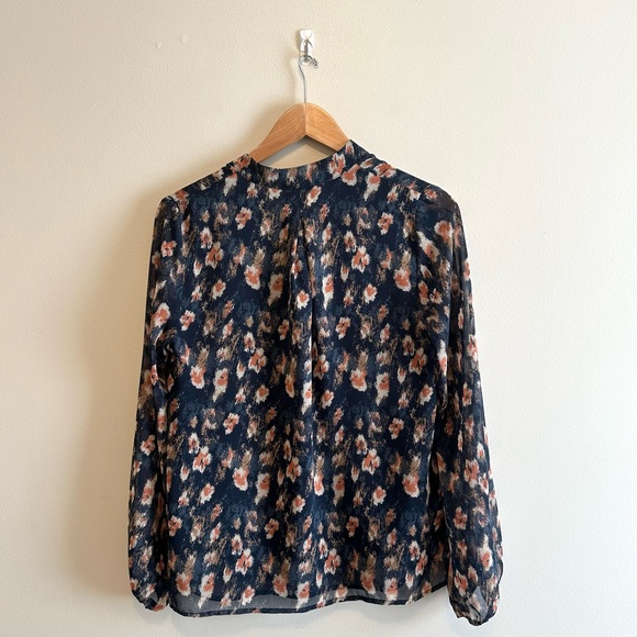 Anthropologie Eri + Ali Crawford Printed Blouse (Size S) - Picture 3 of 5